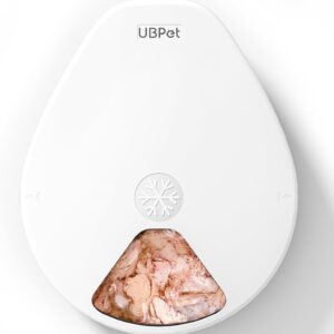 UBPET F10 Automatic Cat Feeder Wet Food, 5 Meal Pet Digital Dispenser with Long-Lasting Cooling, 3 Cooling Modes Setting