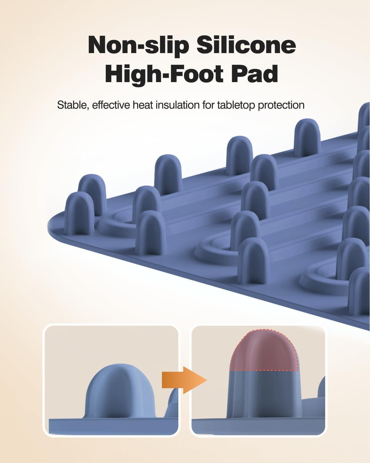 Food Warming Mat, iTRUSOU Food Warmer for Parties Buffets to Keep Food Warm or Thawing, Silicone Heating Mat for Food with 3 Temperature Settings for Sabbath, Family Gatherings, Holidays, Daily Use - Image 5