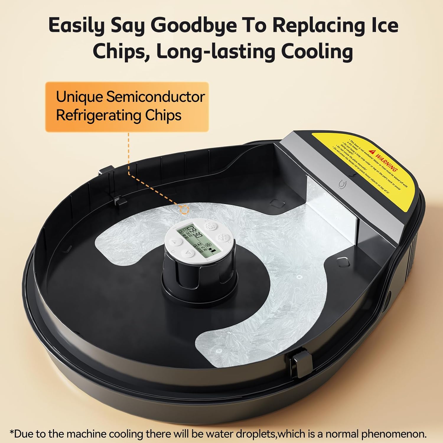 UBPET F10 Automatic Cat Feeder Wet Food, 5 Meal Pet Digital Dispenser with Long-Lasting Cooling, 3 Cooling Modes Setting - Image 2