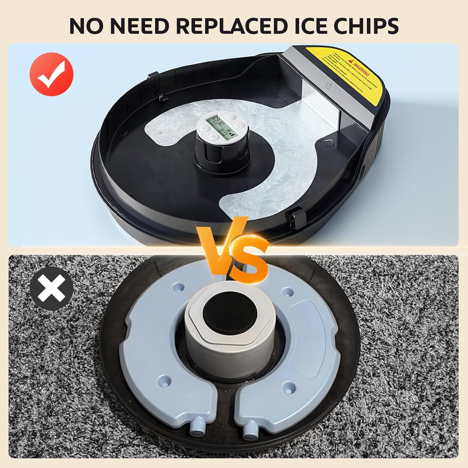 UBPET F10 Automatic Cat Feeder Wet Food, 5 Meal Pet Digital Dispenser with Long-Lasting Cooling, 3 Cooling Modes Setting - Image 8